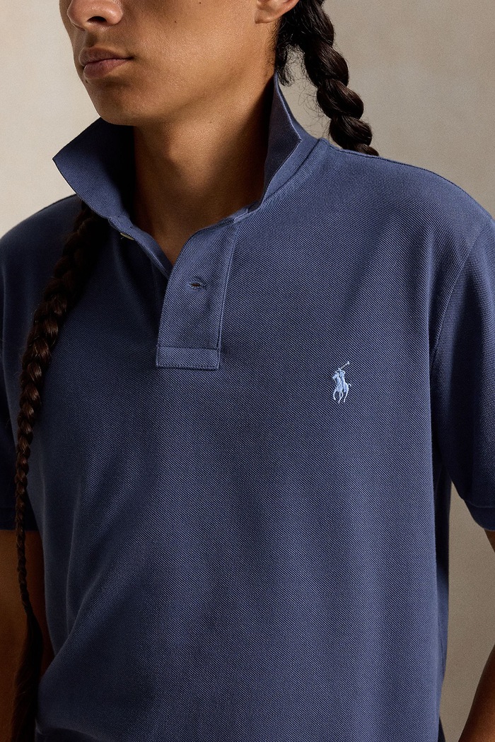 Polo męskie bawełniane Polo Ralph Lauren 710680784 granatowy