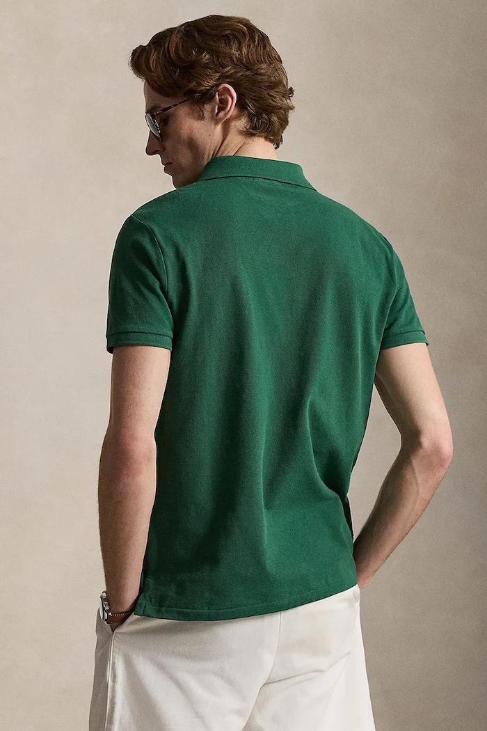 Polo Ralph Lauren polo majica moška bombažna 710680784 zelena SS26