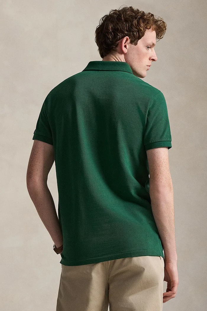 Polo Ralph Lauren πόλο βαμβακερό ανδρικό 710680784 πράσινο SS26
