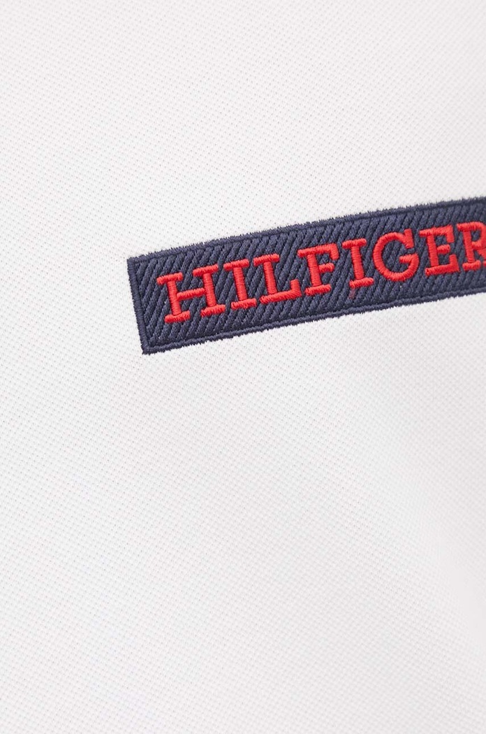 Πόλο Tommy Hilfiger λευκό MW0MW34786