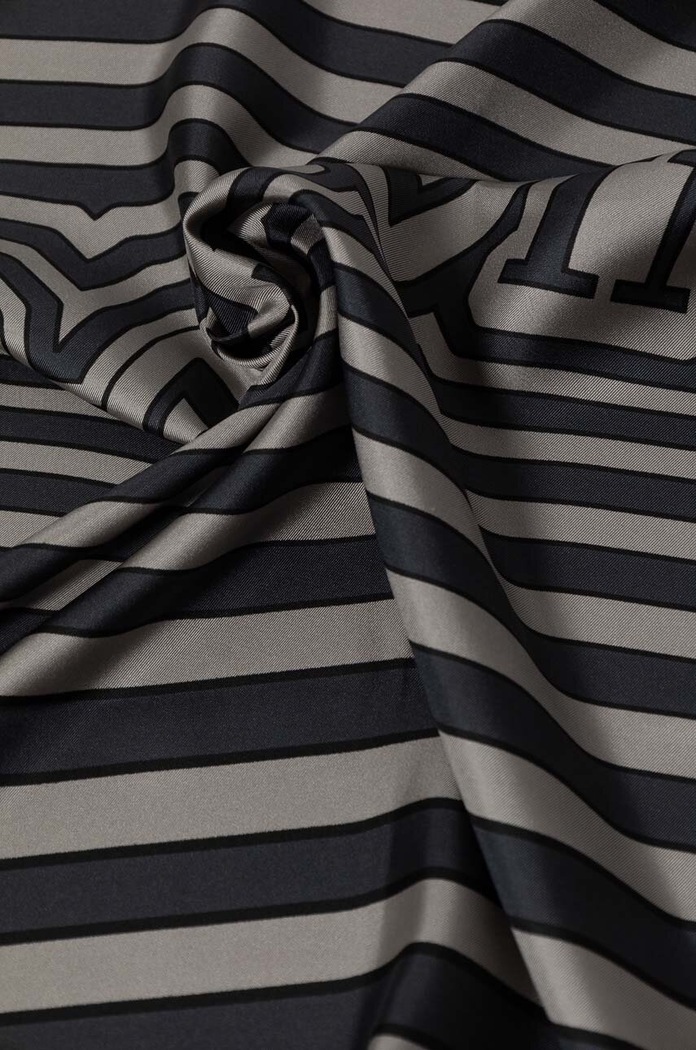 Doplňky Hedvábný šátek Lanvin 6L9090.SR554 šedá
