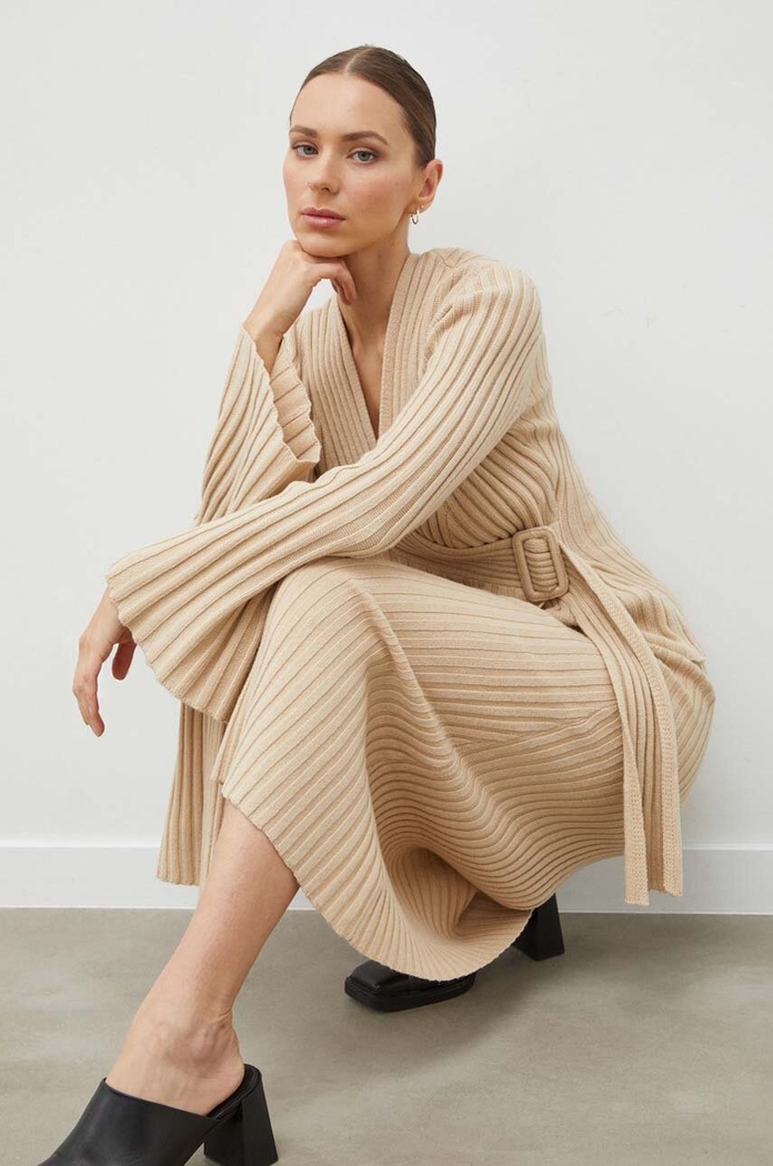 Volneno krilo By Malene Birger bež Q72097002