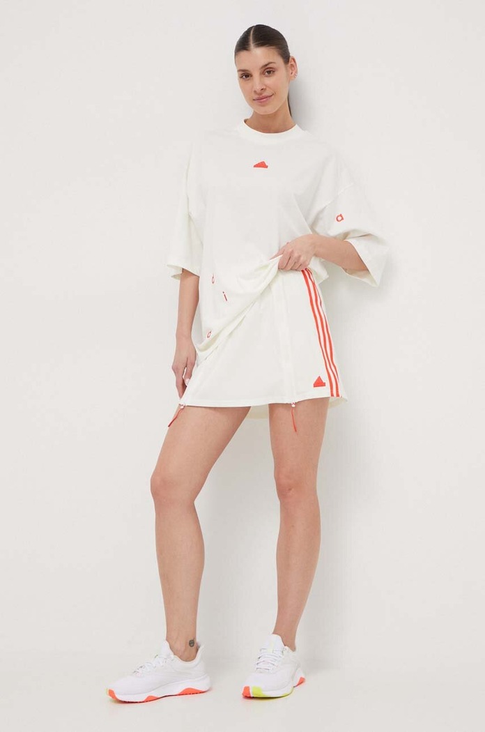 adidas spódnica IS0878 beżowy SS24