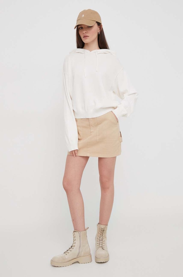 Sukně Pepe Jeans BECKY PL901091 béžová SS24
