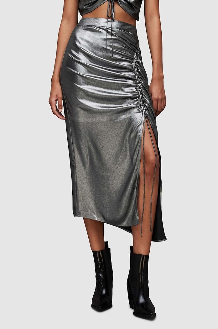 Oblečení Sukně AllSaints Carla WS058Z šedá
