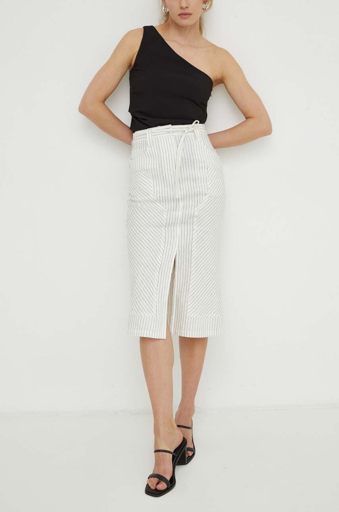 Laneno krilo Day Birger et Mikkelsen Raven bela DAY65243028