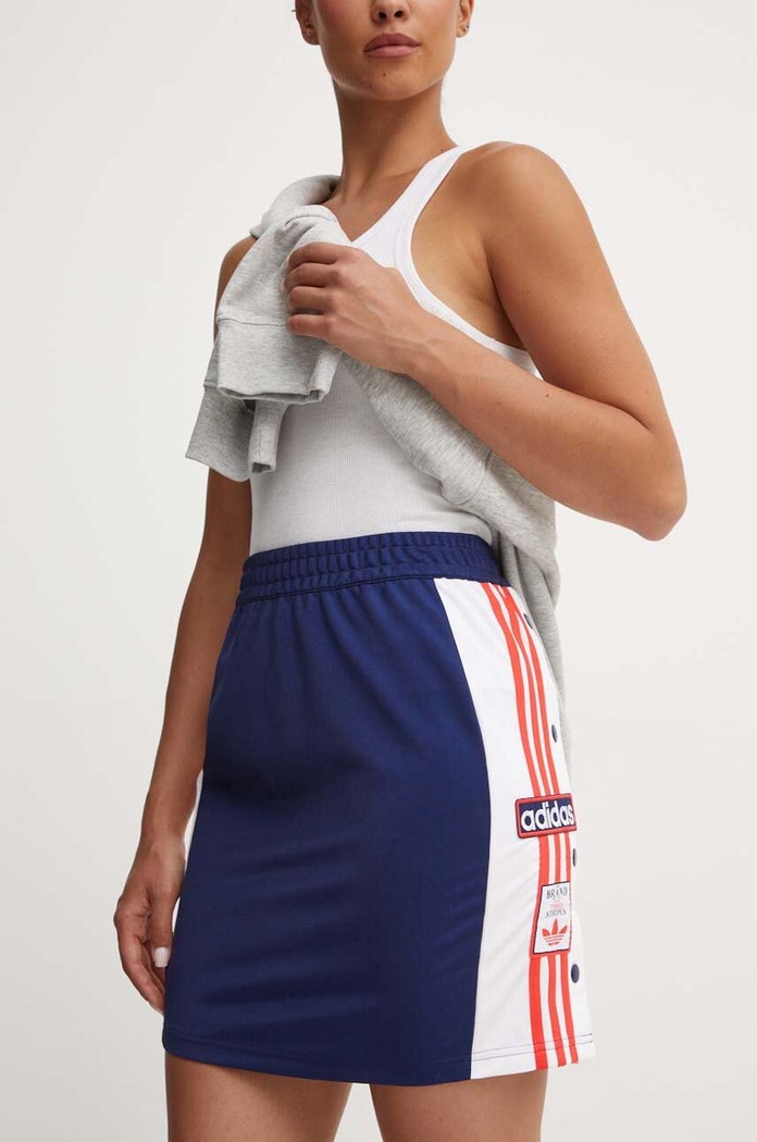 adidas Originals szoknya Adibreak elasztánnal sötétkék IU2469