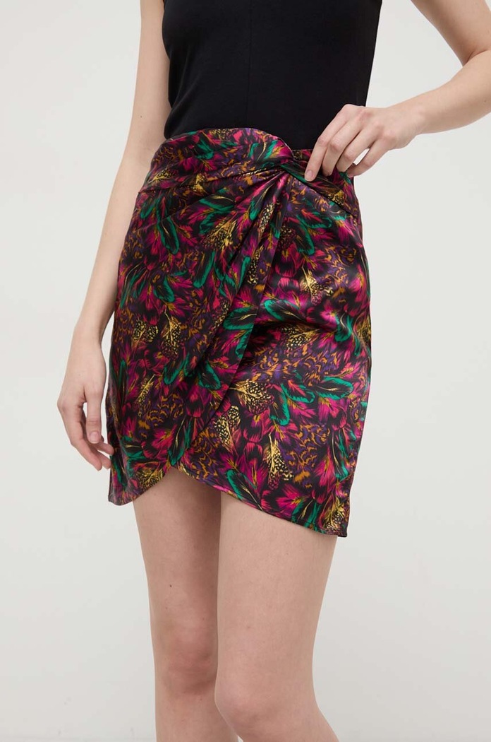 The Kooples fusta de matase cu modele multicolor FJUP28011K