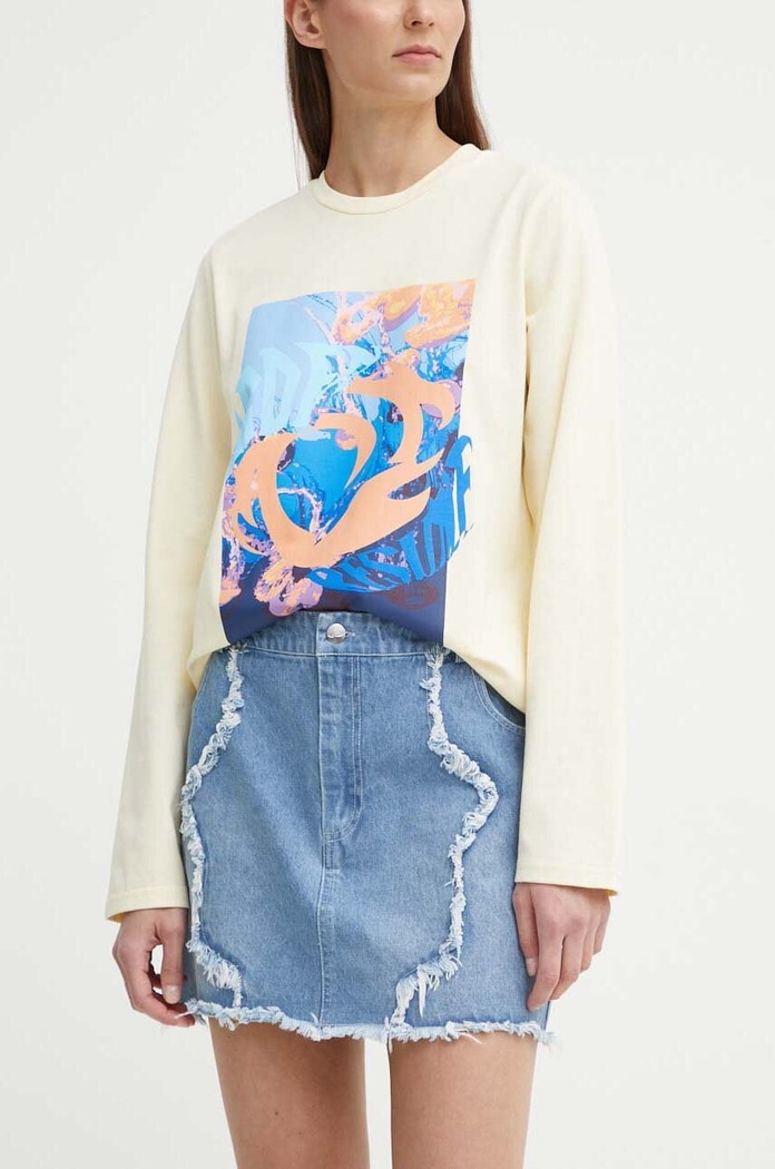 Résumé fustă din denim AriRS Skirt uni albastru 20841134
