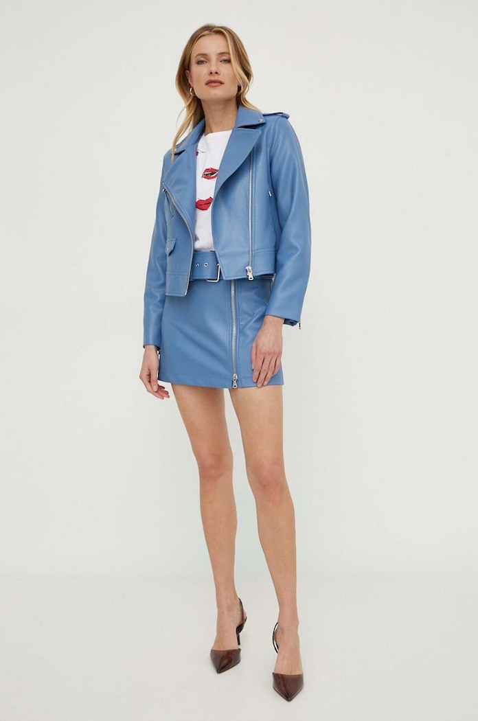 Suknja Sisley 4WBDL001X plava SS24