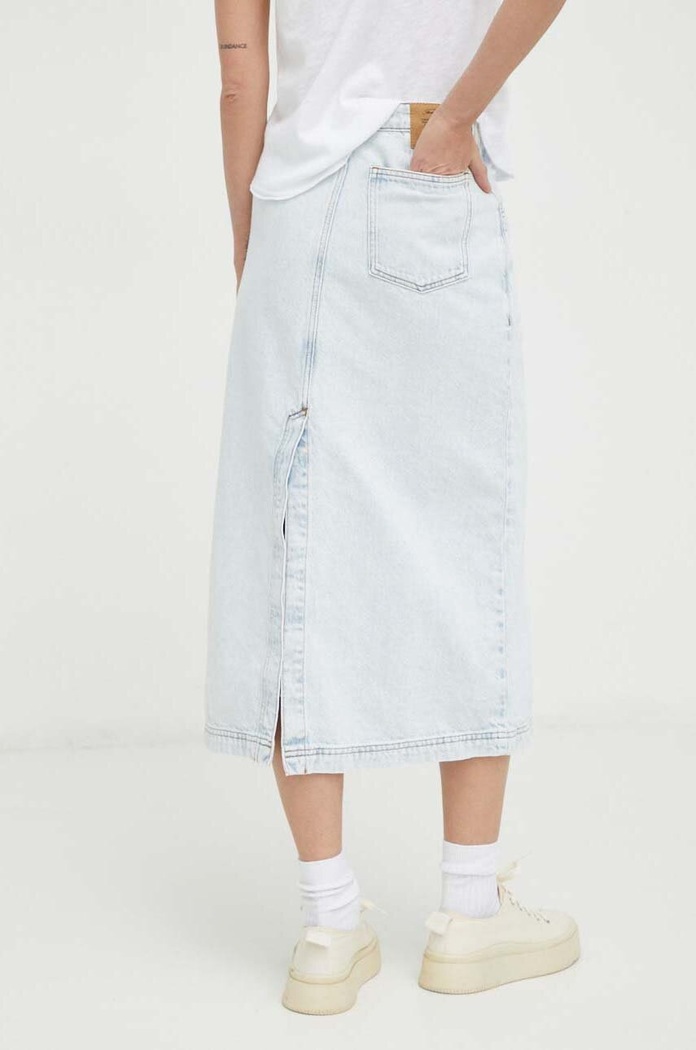 Îmbrăcăminte American Vintage fustă din denim JOY13EE24 albastru
