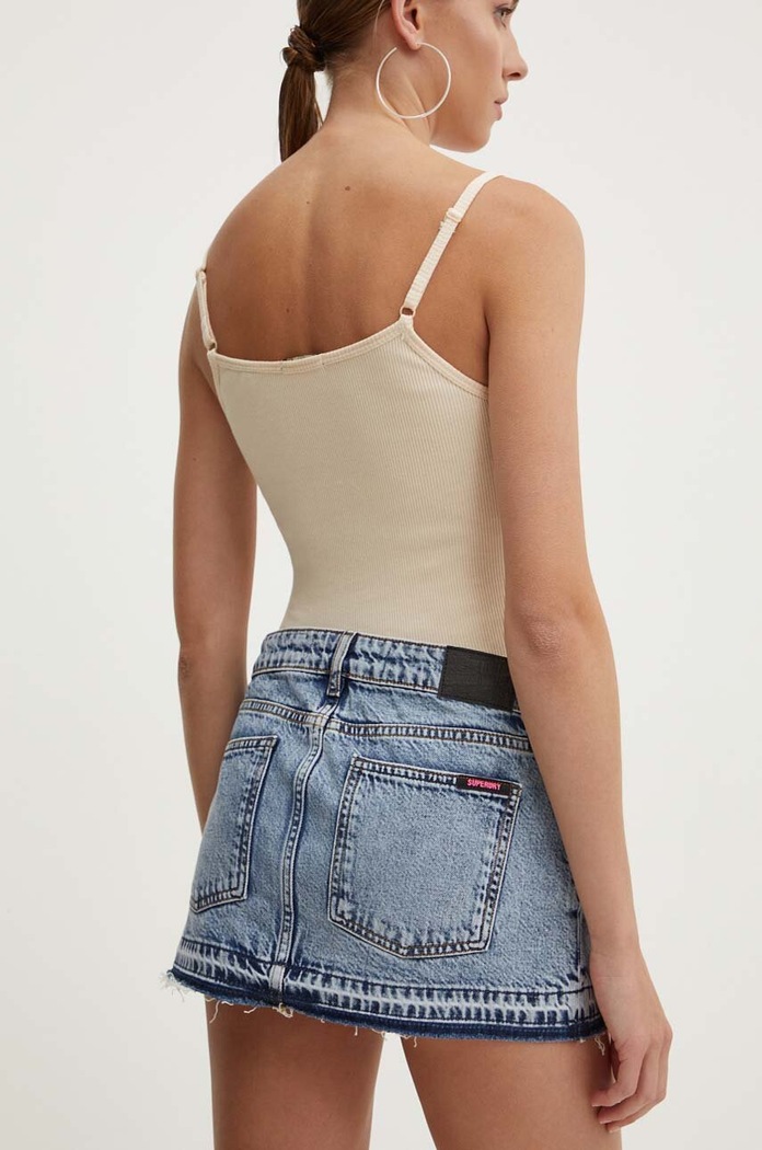 Îmbrăcăminte Superdry Fustă din denim W7210317A.8BD albastru