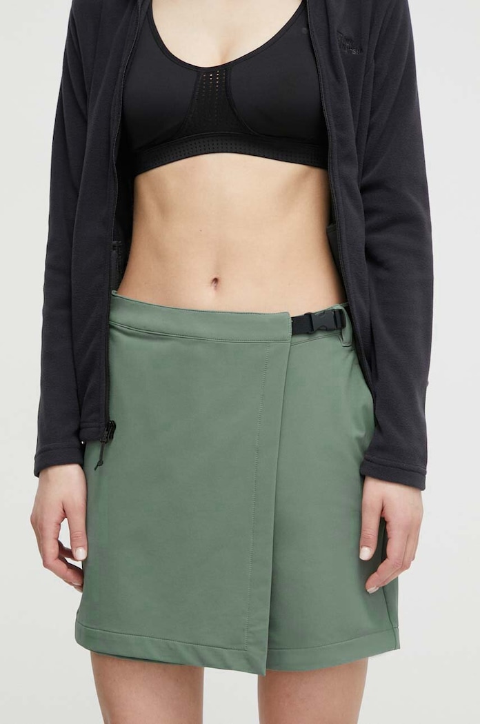 Sportovní šortky Jack Wolfskin Wandermood high zelená 1507113