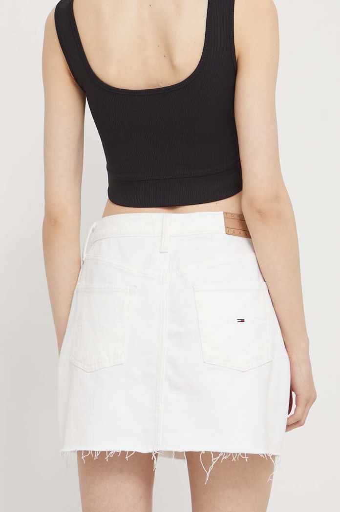 Odzież Tommy Jeans spódnica jeansowa DW0DW17871 beżowy