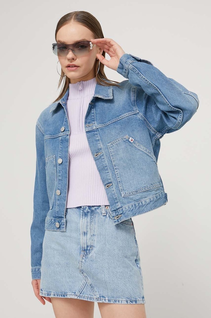 Tommy Jeans farmer szoknya kék DW0DW17674