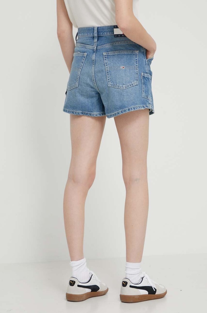 Odzież Tommy Jeans Spódnicospodnie jeansowe DW0DW18115 niebieski