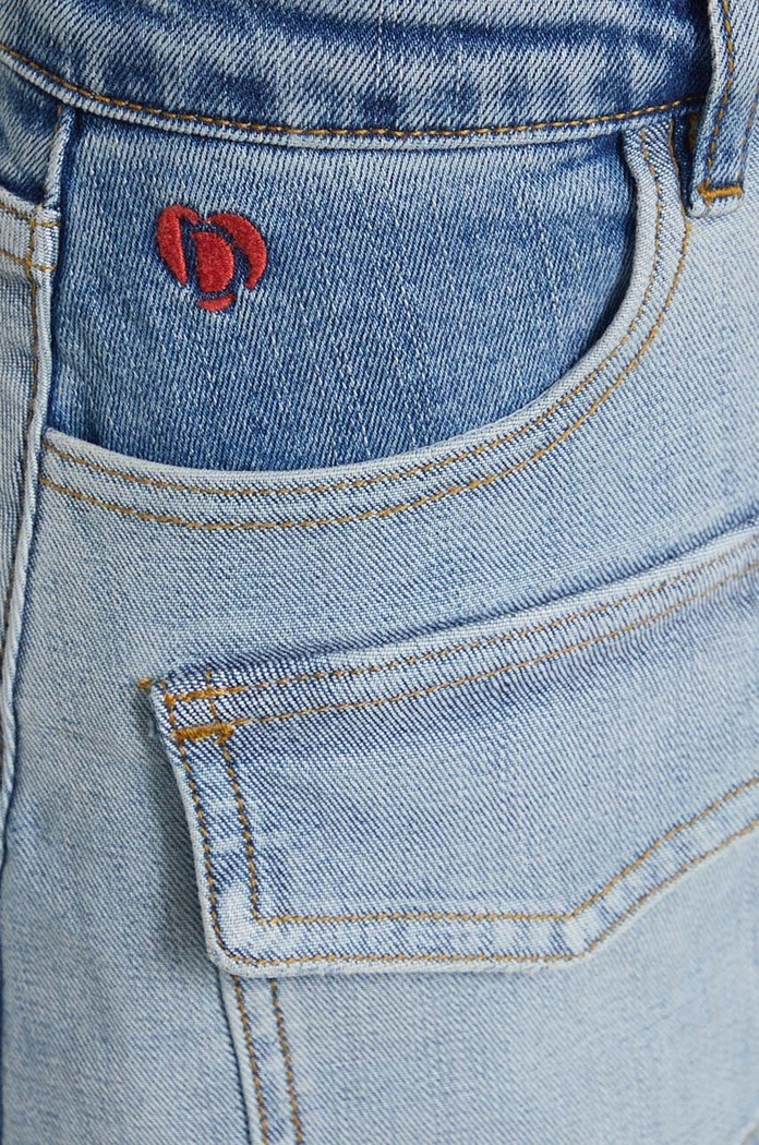 Jeans krilo Desigual modra 24SWFD08