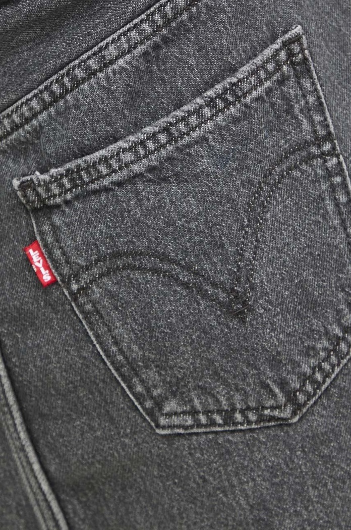 Levi's φούστα με σκίσιμο ντένιμ ANKLE COLUMN γκρί A7512