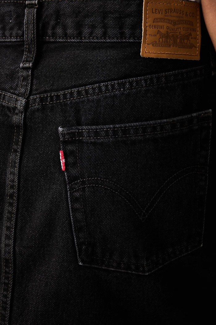 Levi's spódnica jeansowa czarny A4694