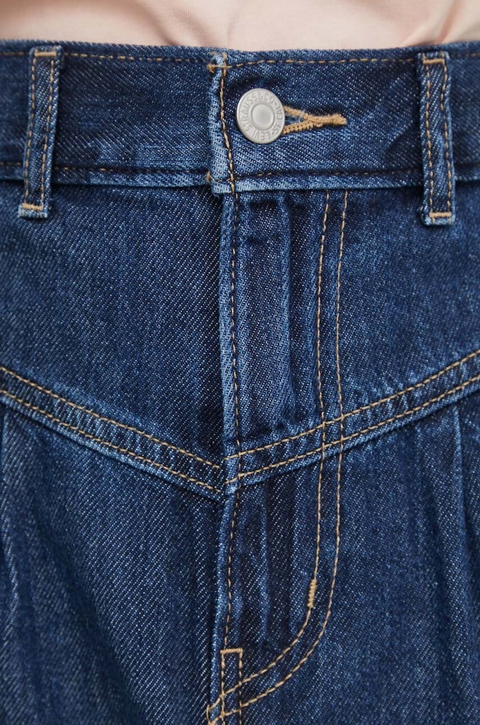Τζιν φούστα Levi's σκούρο μπλε A7515