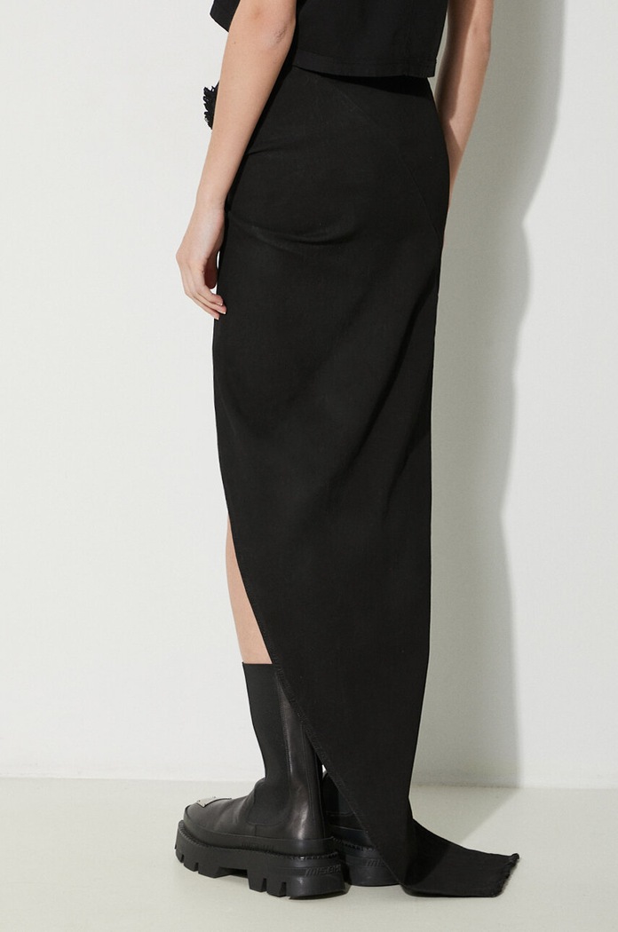Oblečenie Rifľová sukňa Rick Owens Denim Skirt Edfu Skirt Long DS01D1348.SBB.09 čierna