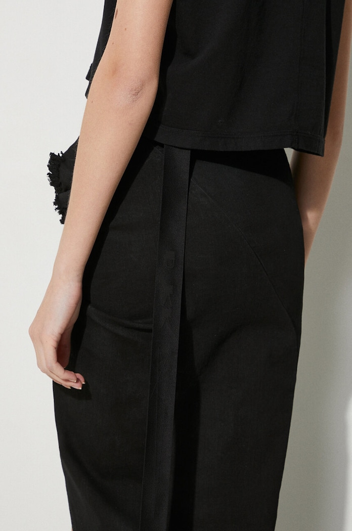 Rifľová sukňa Rick Owens Denim Skirt Edfu Skirt Long DS01D1348.SBB.09