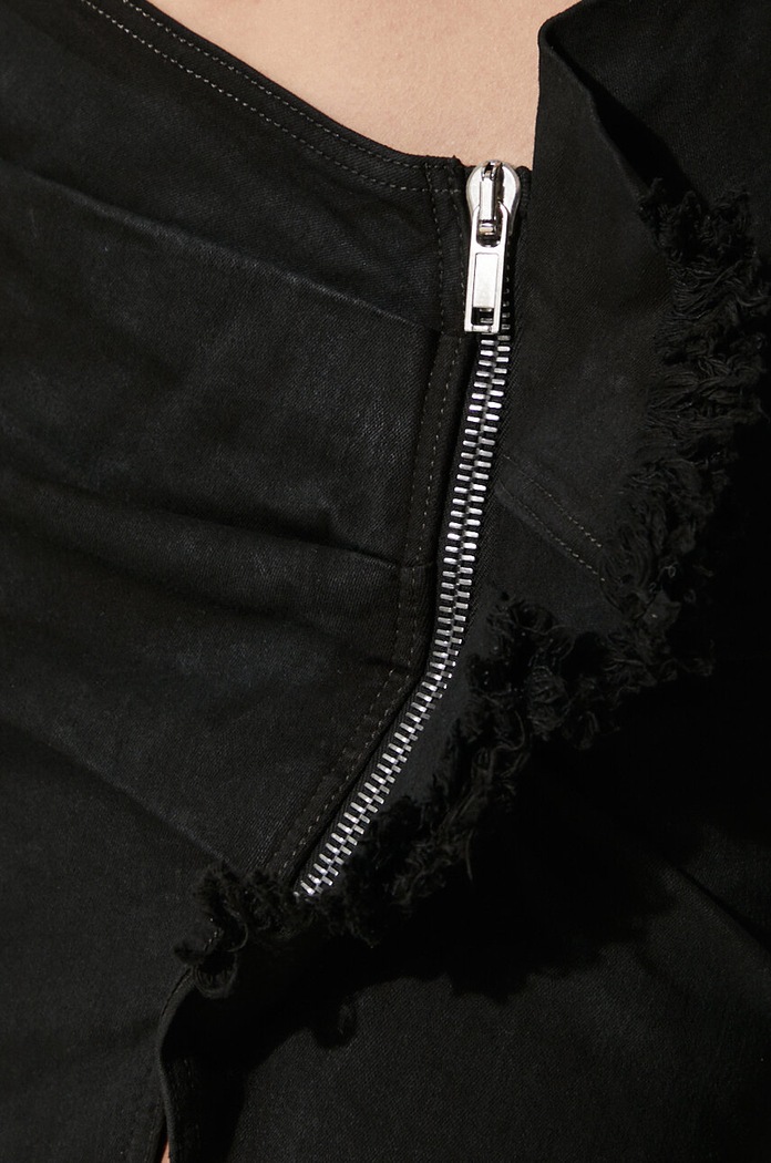 Rifľová sukňa Rick Owens Denim Skirt Edfu Skirt Long DS01D1348.SBB.09