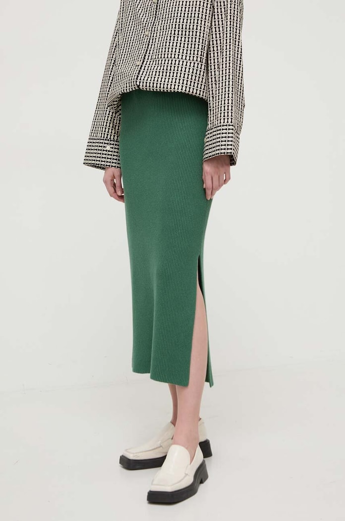Krilo By Malene Birger Z elastanom zelena Q72229004