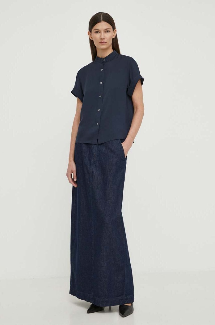 Jeans krilo Theory Casual mornarsko modra O0104309
