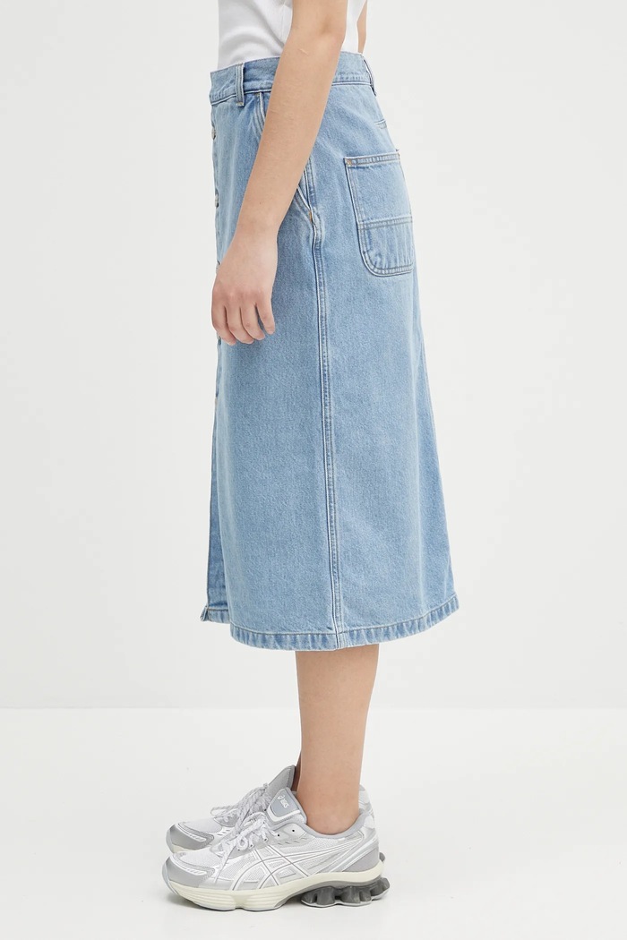 Carhartt WIP spódnica jeansowa W' Colby Skirt I033334.112 niebieski SS25