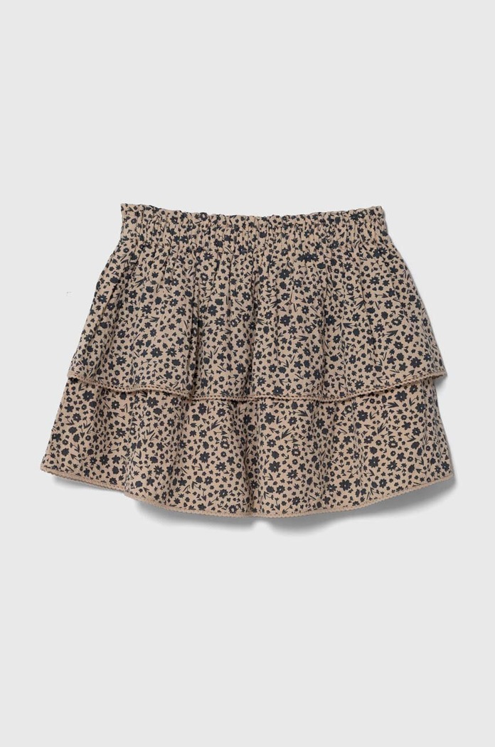 Παιδική φούστα United Colors of Benetton 4HMHG000S.P.Seasonal μπεζ SS24