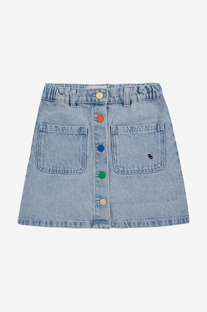 Bobo Choses Fustă din denim pentru copii 124AC095 albastru SS24