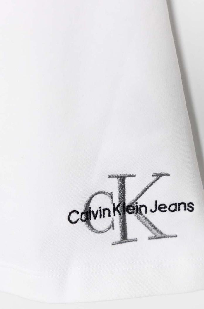 Dziewczynka Calvin Klein Jeans spódnica dziecięca IG0IG02460.PPYH biały