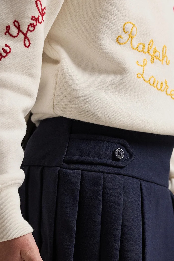 Polo Ralph Lauren spódnica dziecięca 312749584001 granatowy