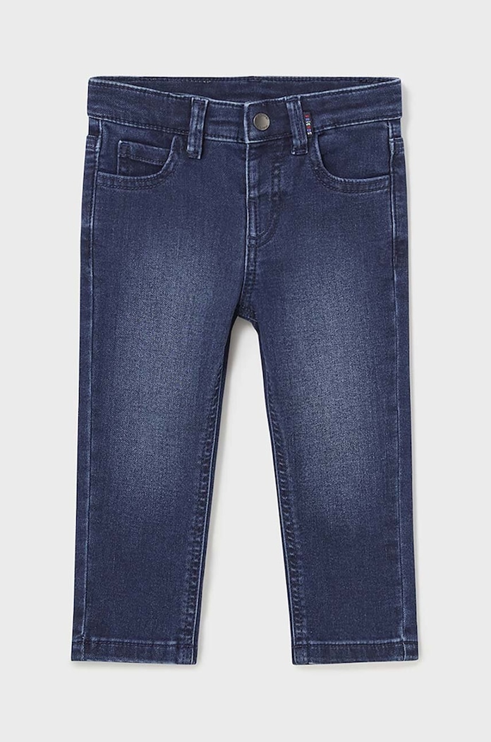 Mayoral jeans bebelusi soft denim Planet friendly albastru 1552.3K.Baby.PPYH