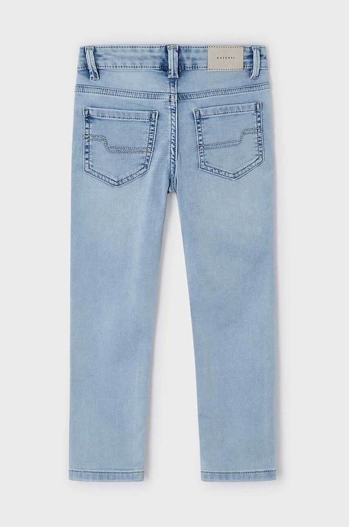 CHLAPEC Dětské rifle Mayoral soft denim 3546.5F.Mini.PPYH modrá