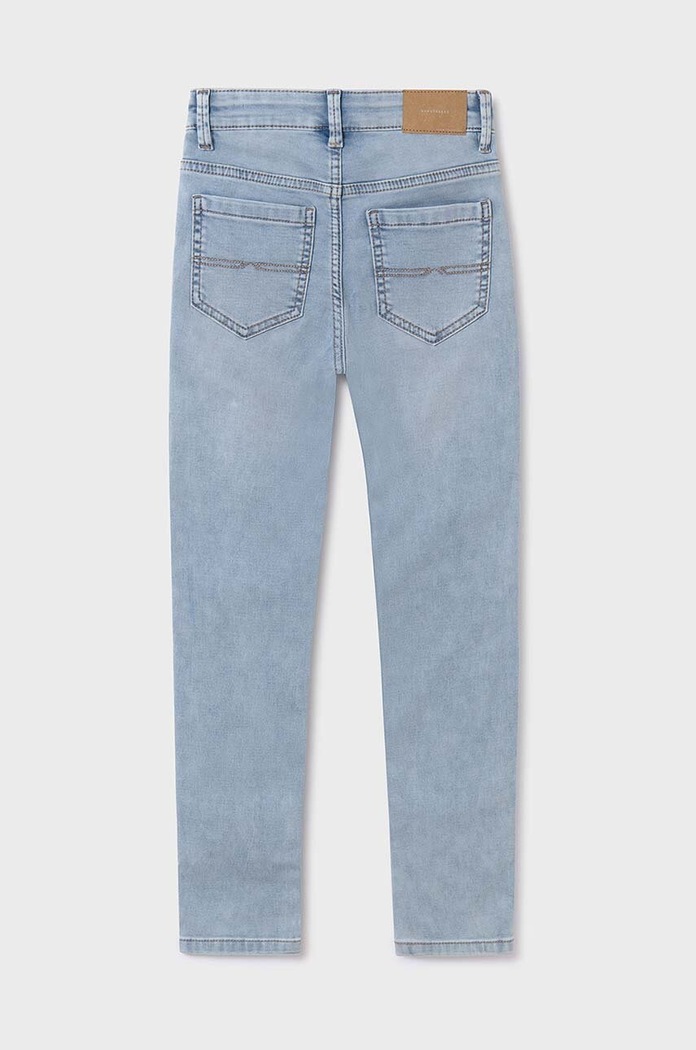 Băieți Mayoral Jeans copii jeans soft 6516.7C.Junior.PPYH albastru