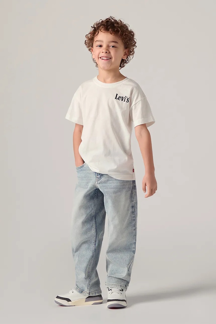 Levi's gyerek farmer LVB STAY LOOSE TAPER JEANS 8ED516 kék