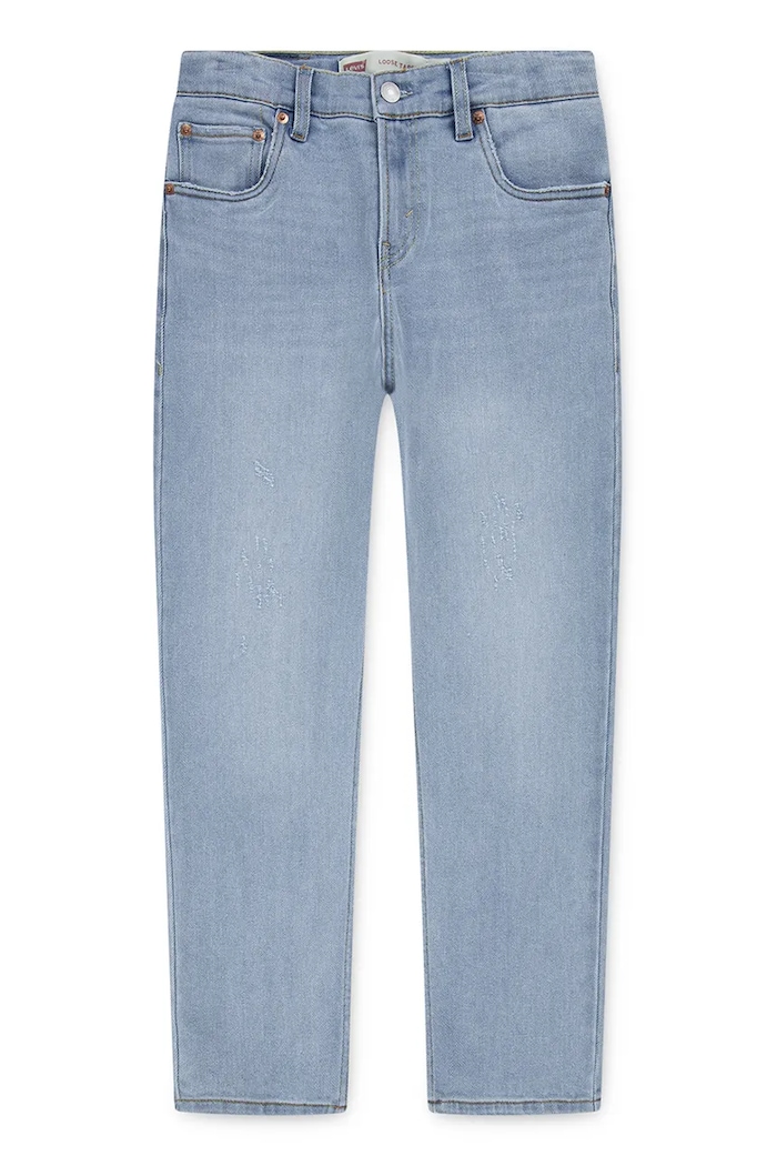 Dětské rifle Levi's LVB STAY LOOSE TAPER JEANS s regulací modrá 8ED516