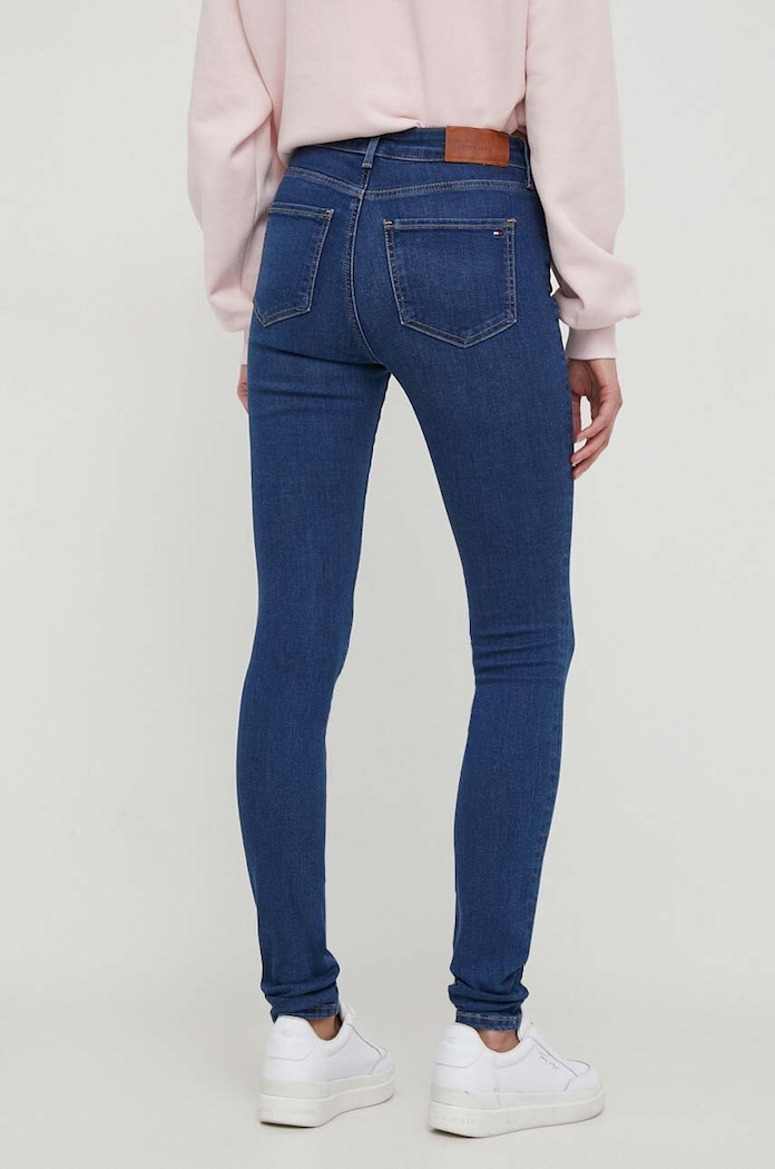 Odzież Tommy Hilfiger jeansy WW0WW40647 granatowy