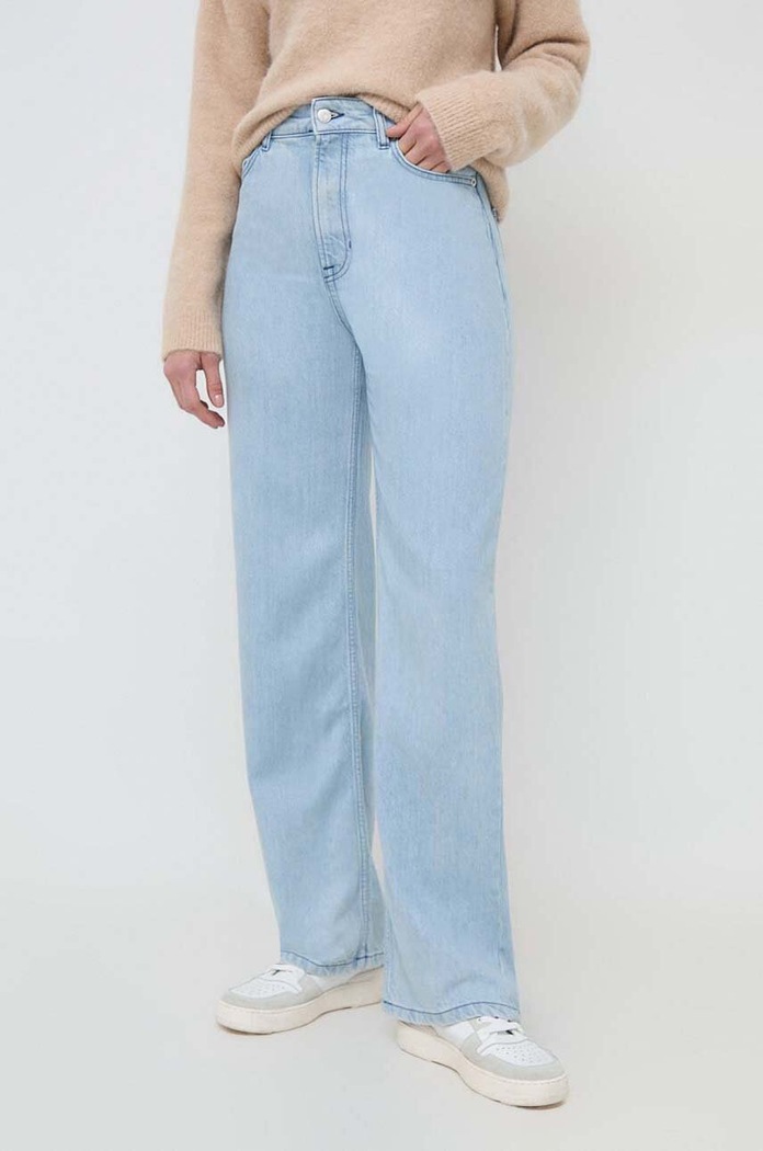 BOSS Orange jeansy Planet friendly niebieski 50512589