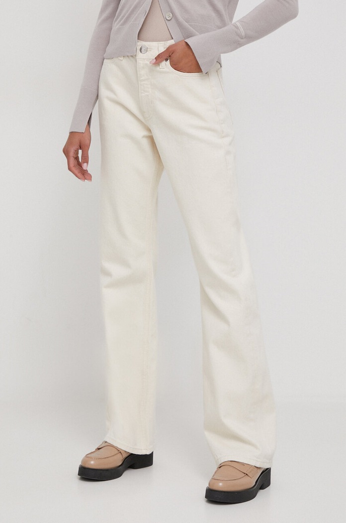 Calvin Klein jeansy beżowy K20K206308