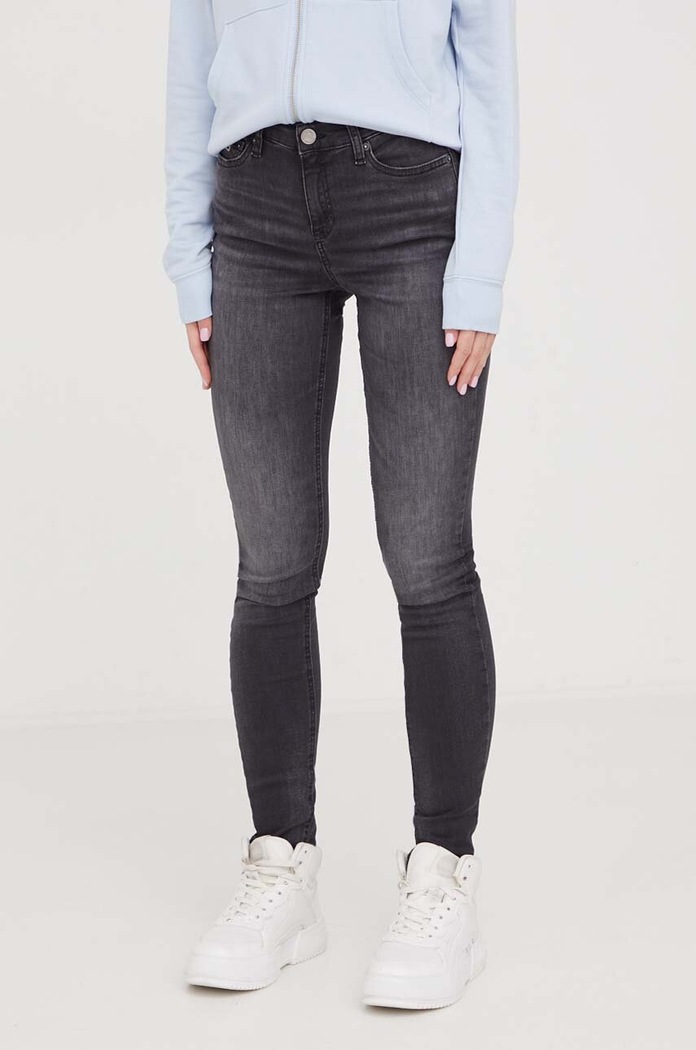 Tommy Jeans jeansy Nora szary DW0DW17150