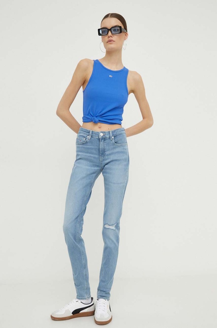 Rifle Tommy Jeans DW0DW17168 modrá SS24