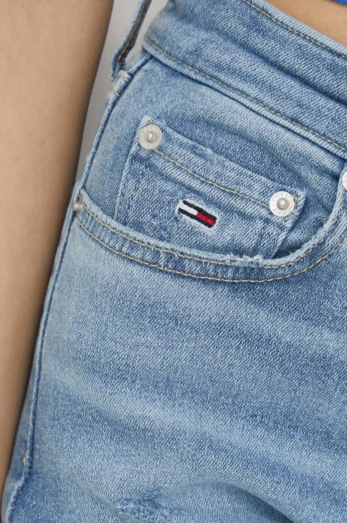 Rifle Tommy Jeans modrá DW0DW17168