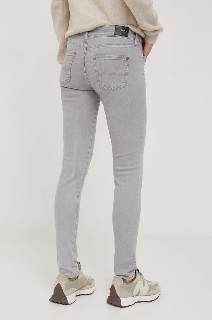 Oblečení Džíny Pepe Jeans SKINNY JEANS LW PL204583UH1 šedá