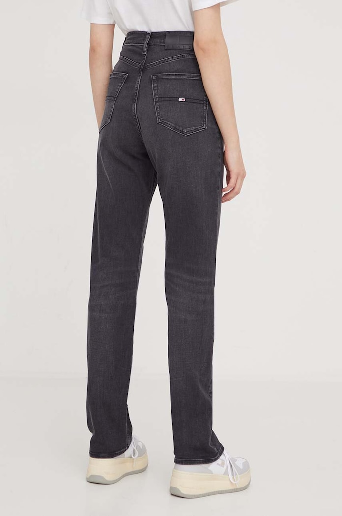 Odzież Tommy Jeans jeansy DW0DW17695 czarny