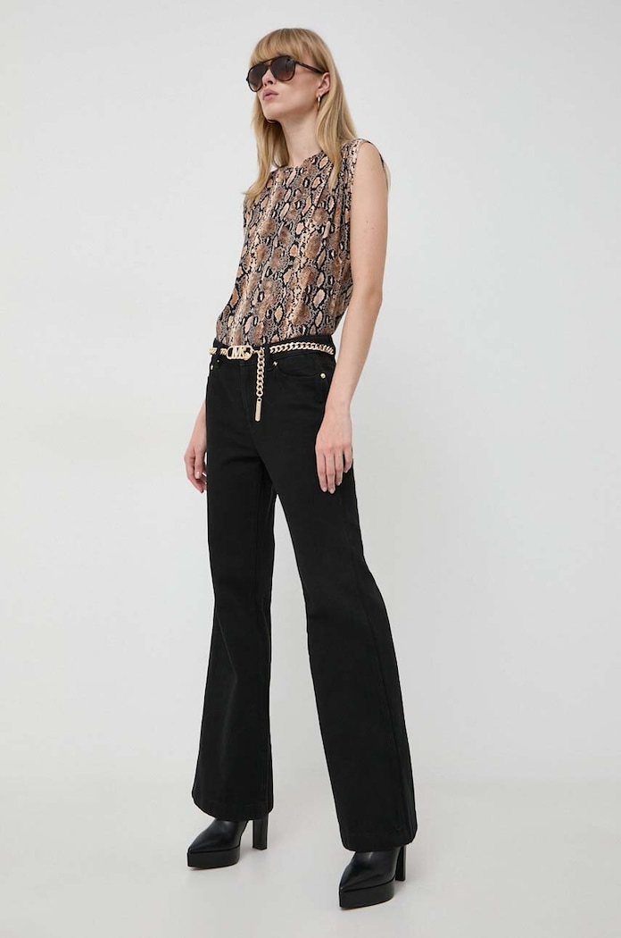 MICHAEL Michael Kors jeansy MF390418AA czarny SS24