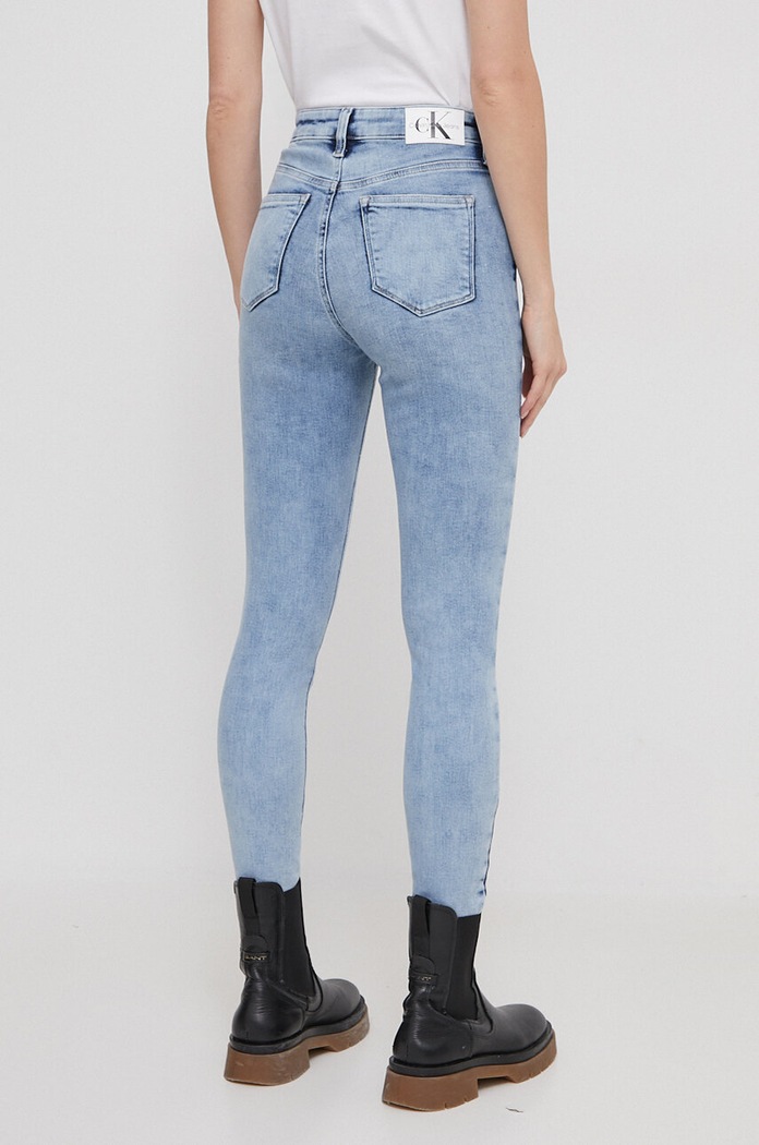 Kavbojke Calvin Klein Jeans J20J222145 modra SS24