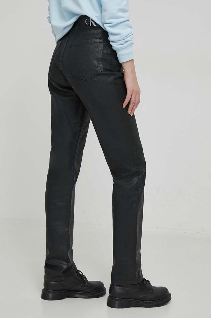 Oblačila Calvin Klein Jeans Kavbojke Calvin Klein Jeans J20J222431 črna